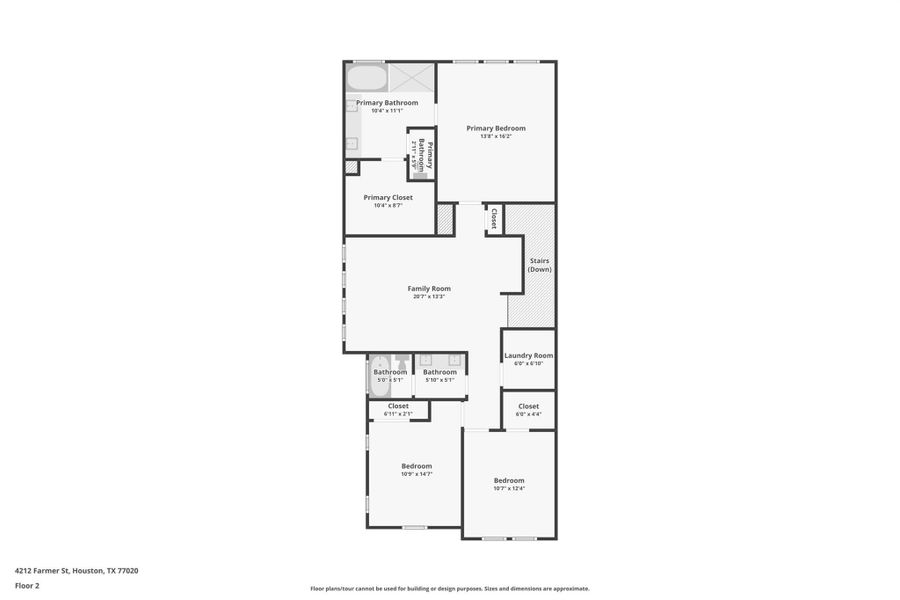 2D floor plan layout of this home in Kemah Crossing - City Series, Kemah, TX (Image 3).