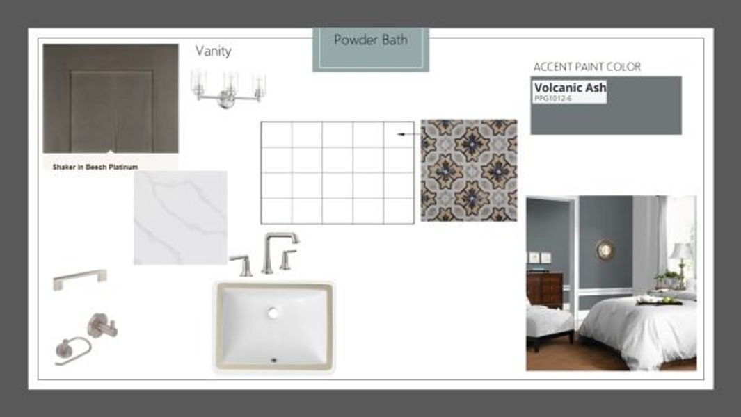 Sample of building materials used in homes in Rio Vista at Kelly Ranch, Aledo (Image 28).