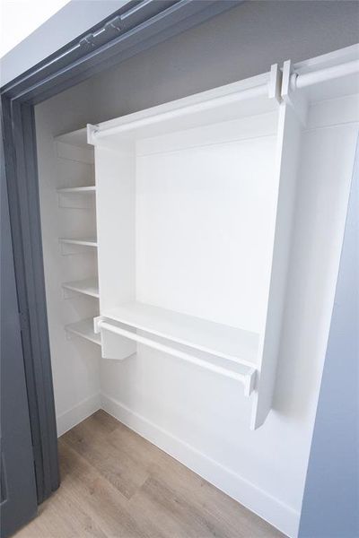 View of closet