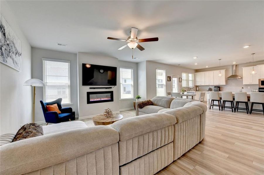 Furnished interior view inside a new home in Adagio, Dacula (Image 5).