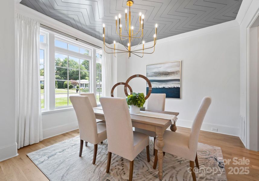 Furnished interior view inside a new home in , Charlotte (Image 12).
