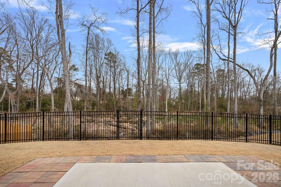 Great backyard with patio that overlooks the pond! Great backyard with patio that overlooks the pond!
