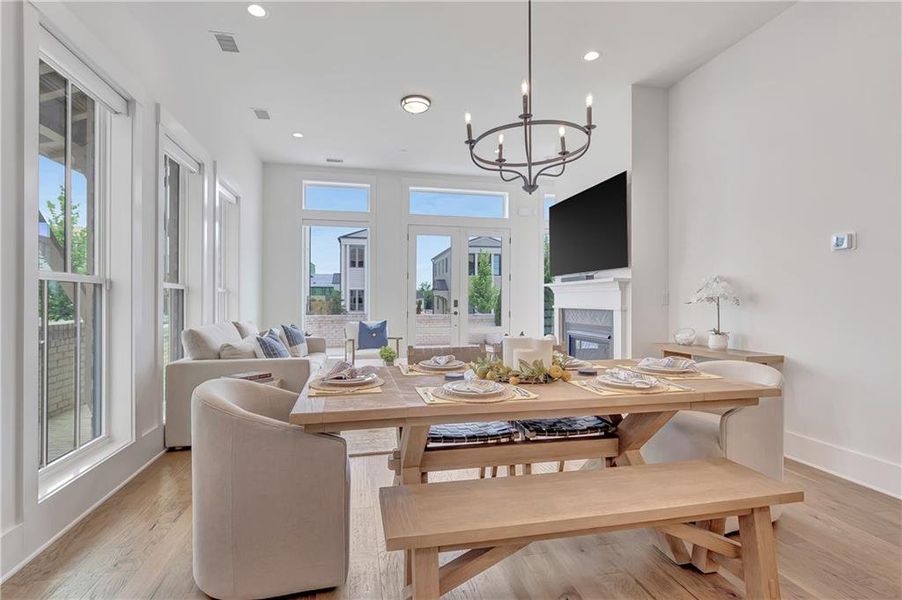 Furnished interior view inside a new home in Trilith, Fayetteville (Image 10).