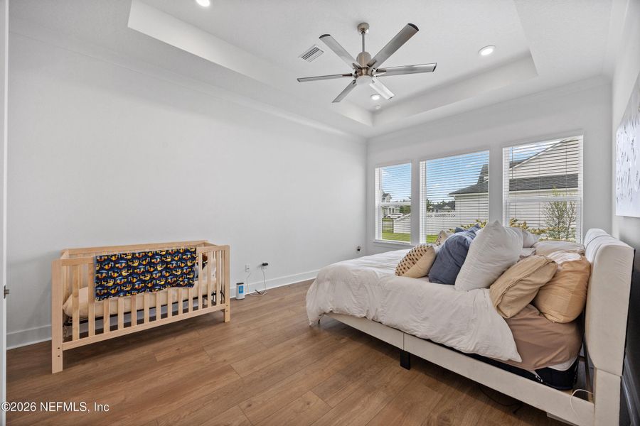 Furnished interior view inside a new home in Oak Grove at SilverLeaf 60’, St. Augustine (Image 26).
