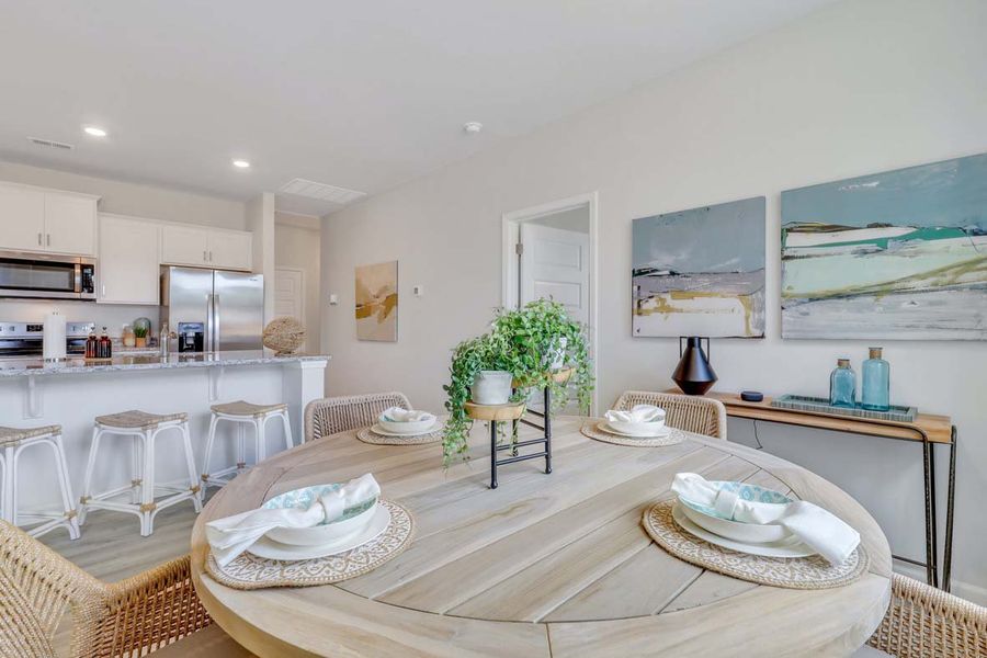 Representative furnished interior of a home built from the TUSCAN by D.R. Horton in Westbrook Retreat Villas at Savannah Quarters, Pooler (Image 14).