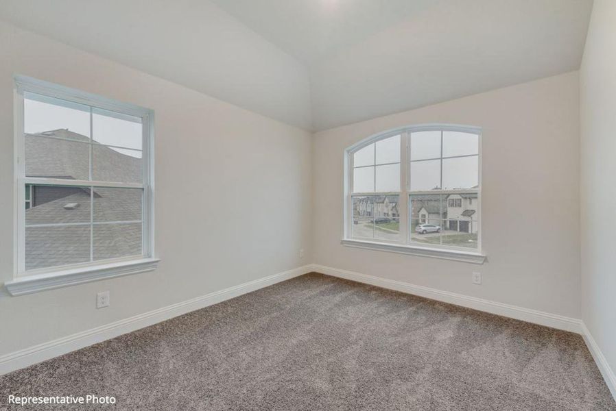 Representative unfurnished interior of a home built from the Hartford II by Grand Homes in Edgewater, Fate (Image 26).