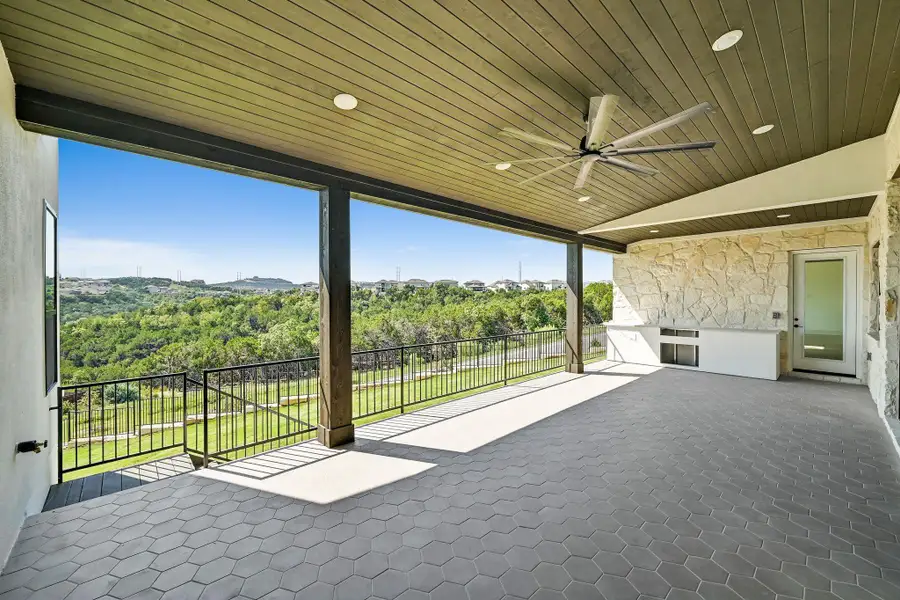 Exterior details and patio area of a home in , Lakeway (Image 3).