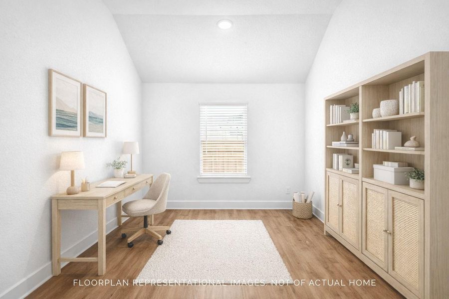 Furnished interior view inside a new home in Lago Mar, Santa Fe (Image 10).