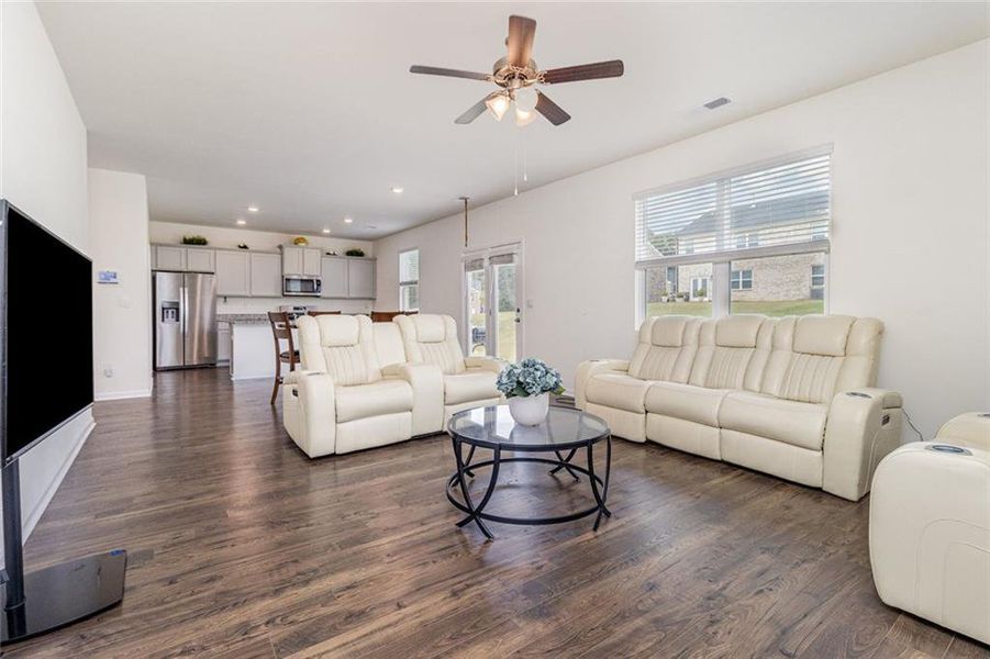 Furnished interior view inside a new home in Broder Farm, Stockbridge (Image 8).