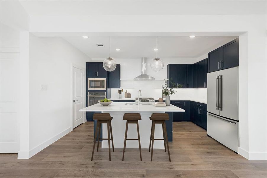 Furnished interior view inside a new home in Timberbrook, Justin (Image 10).