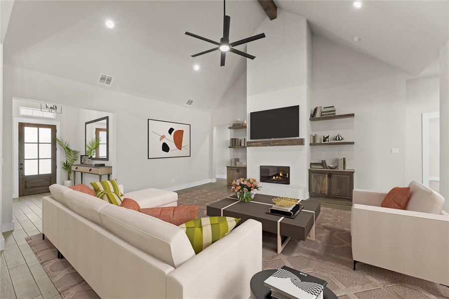 Furnished interior view inside a new home in Arbor Hills, Poolville (Image 5).