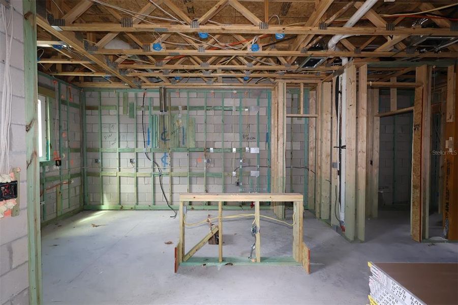 In-progress construction of a new home in Tyson Ranch, Orlando, FL (Image 13).