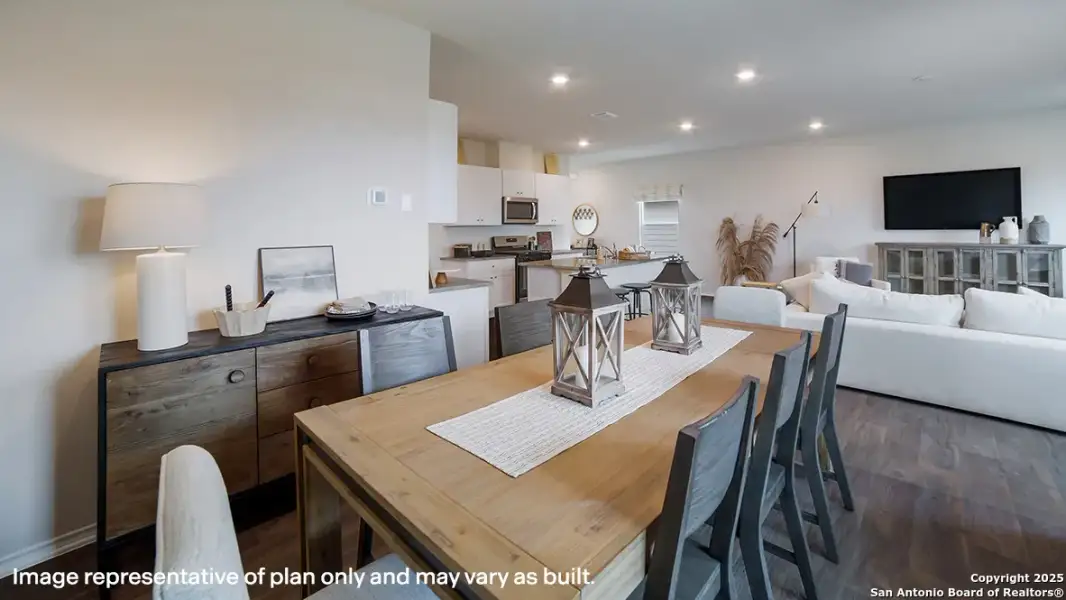 Furnished interior view inside a new home in , San Antonio (Image 9).