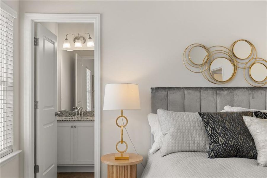 Furnished interior view inside a new home in Alcovy Village, Lawrenceville (Image 47).