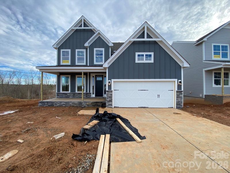 Homesite 324-02 features a Cypress S with walk out basement and front load garage.