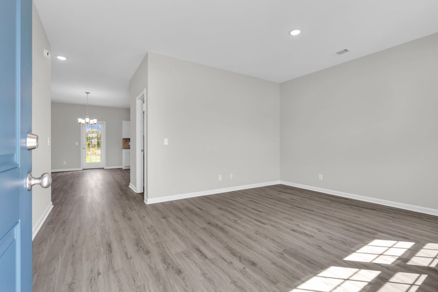 Representative unfurnished interior of a home built from the The Palmyra by RTS Homes in Doctor's Creek, Ludowici (Image 16).