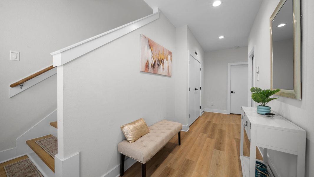 Furnished interior view inside a new home in Highland Heights, Houston (Image 23).