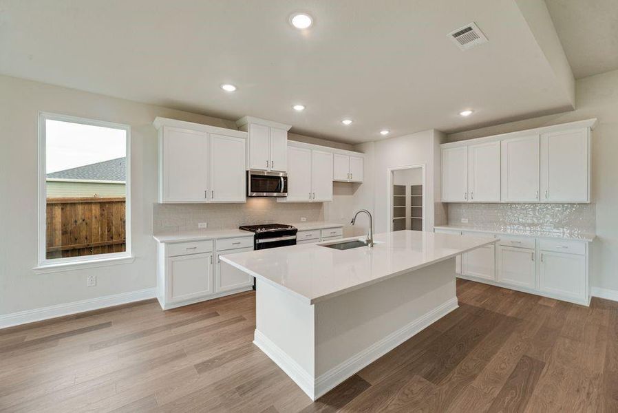 Furnished interior view inside a new home in Creekside of Crowley, Crowley (Image 12).