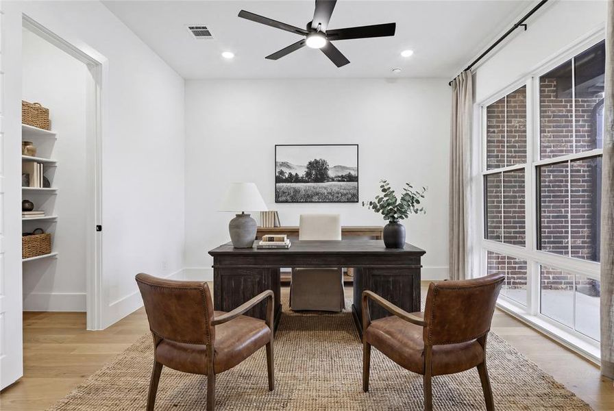 Furnished interior view inside a new home in The Grove, North Richland Hills (Image 8).