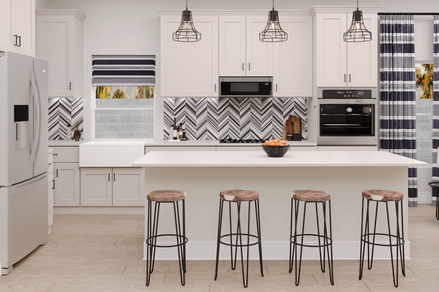 Representative furnished interior of a home built from the Fossil by Beazer Homes in Willows at Bella Vista Farms: Bella Vista Farms, San Tan Valley (Image 4). Representative furnished interior of a home built from the Fossil by Beazer Homes in Willows at Bella Vista Farms: Bella Vista Farms, San Tan Valley (Image 4).