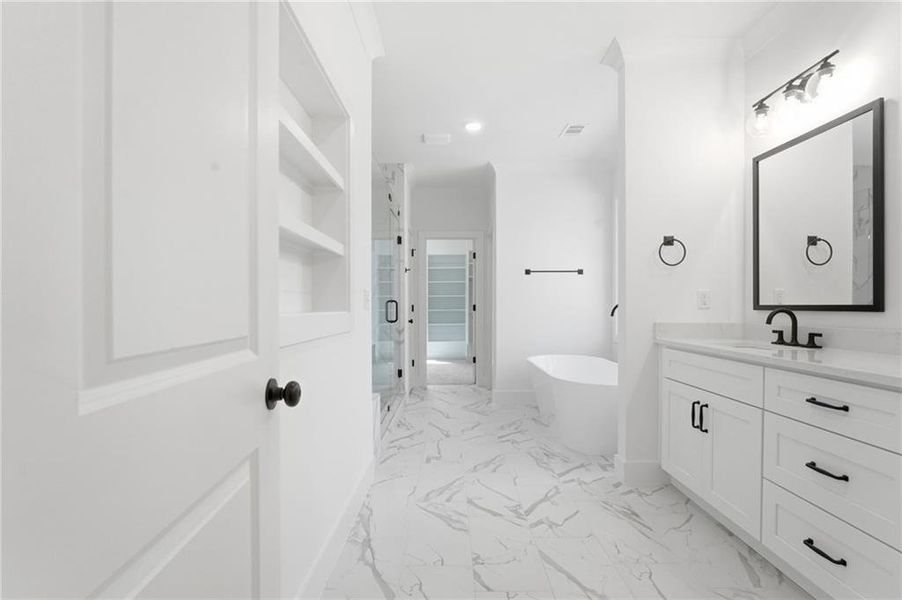 Furnished interior view inside a new home in , Marietta (Image 20).