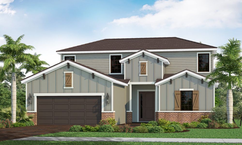 Representative exterior photo of a completed home built from the Festival by Neal Communities in Grand Park, Sarasota, FL (Image 2).