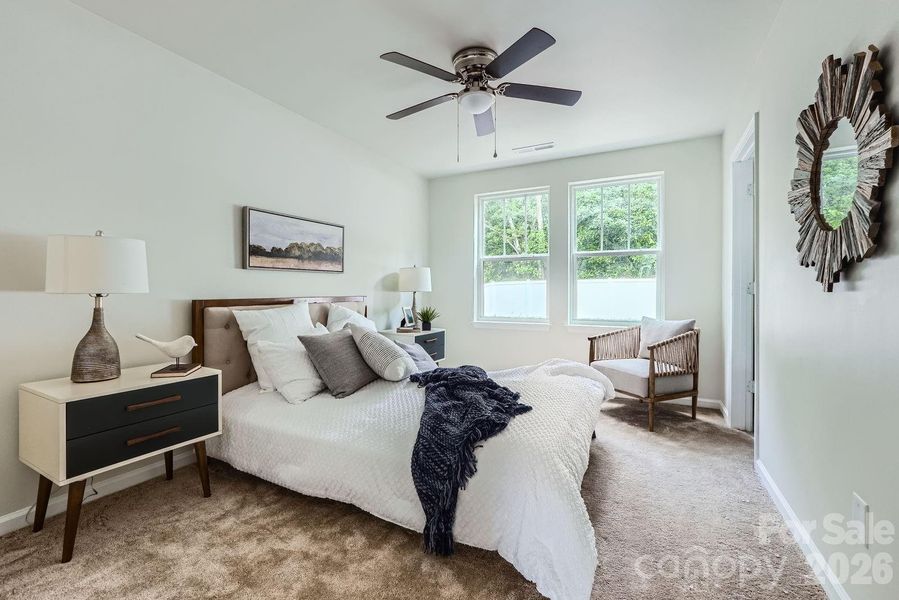 Furnished interior view inside a new home in , Charlotte (Image 17).