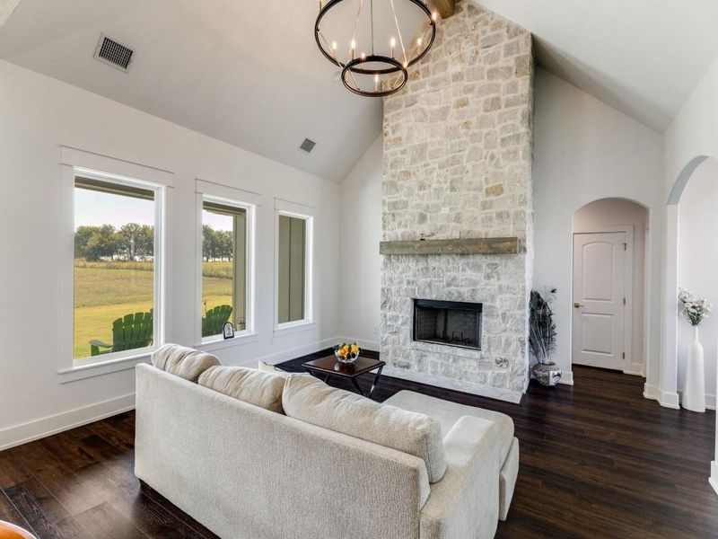 Furnished interior view inside a new home in , New Fairview (Image 7).