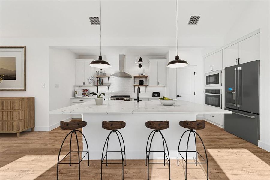 Furnished interior view inside a new home in Heritage Ranch, Sherman (Image 8). Furnished interior view inside a new home in Heritage Ranch, Sherman (Image 8).
