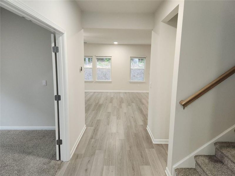 Spacious, unfurnished interior of a new home in The Oaks at Dawson, Dawsonville (Image 32). Spacious, unfurnished interior of a new home in The Oaks at Dawson, Dawsonville (Image 32).