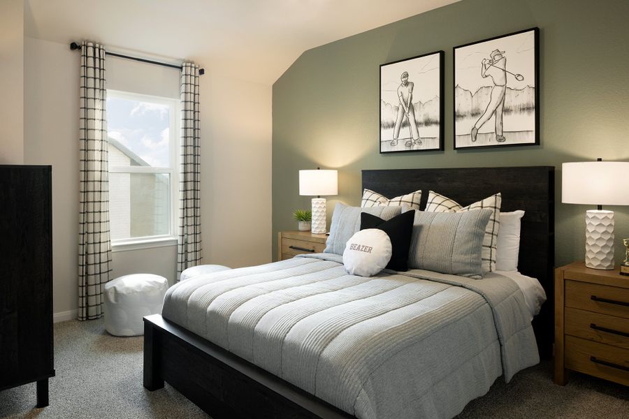 Furnished interior view inside a new home in Comanche Ridge, San Antonio (Image 13).