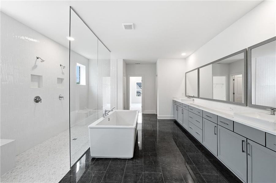 Furnished interior view inside a new home in , Cumming (Image 33).