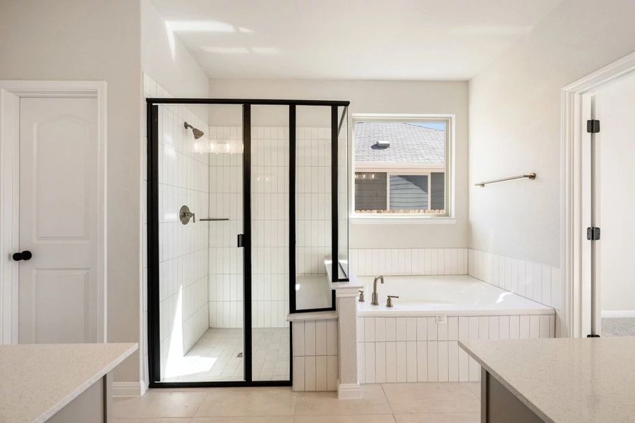 Furnished interior view inside a new home in Willow Springs, Buda (Image 18).