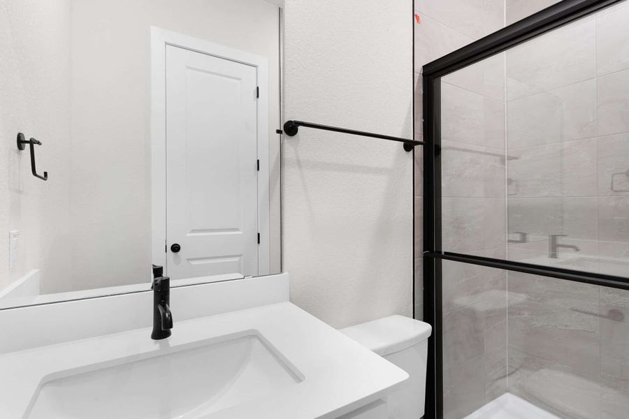 Furnished interior view inside a new home in Lariat, Liberty Hill (Image 11).