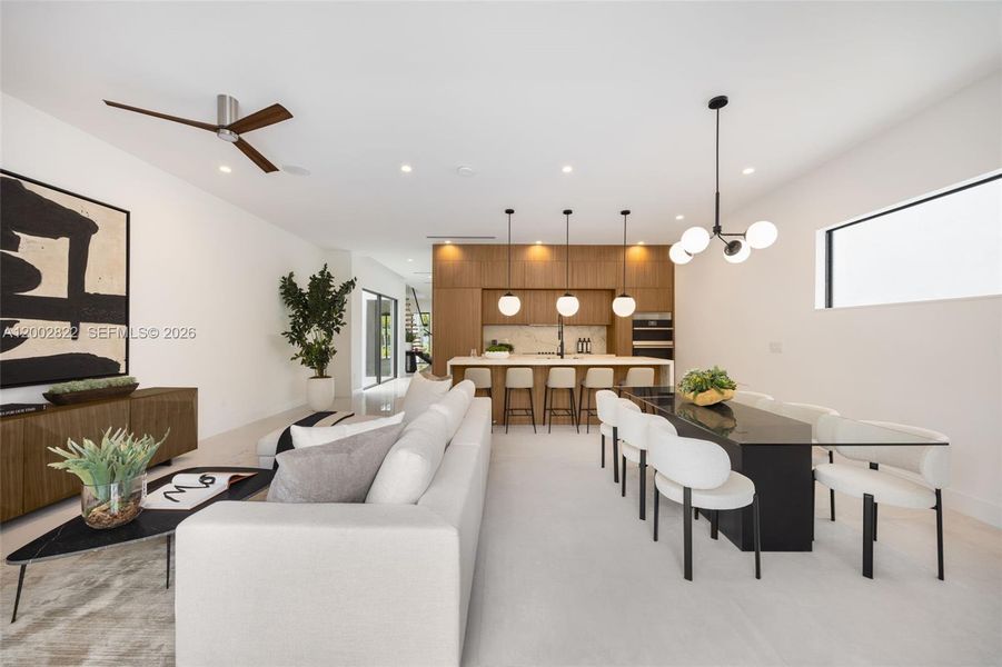 Furnished interior view inside a new home in , Fort Lauderdale (Image 18).