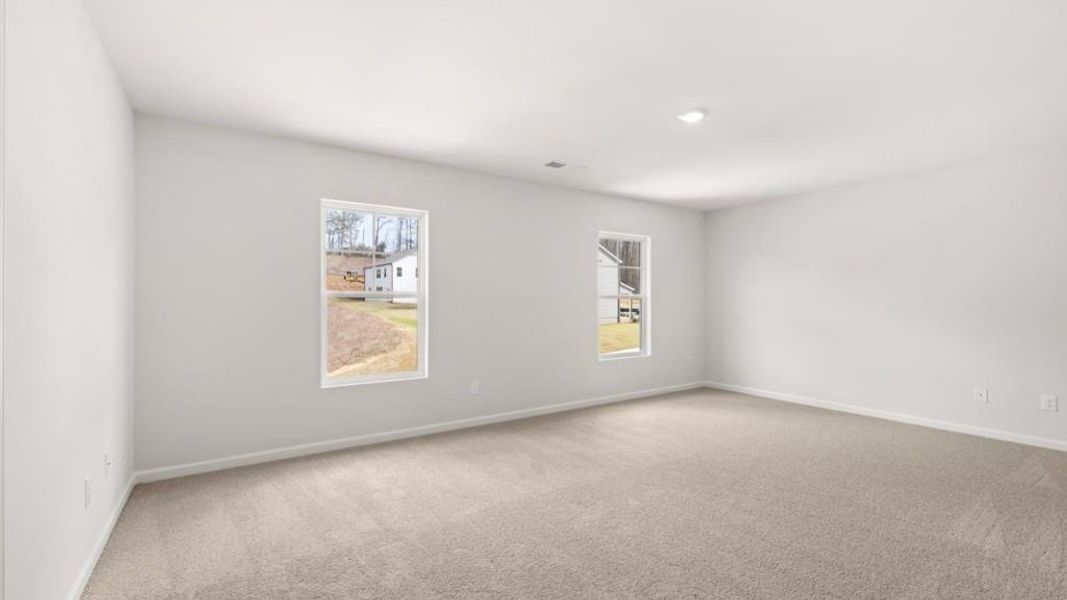 Spacious, unfurnished interior of a new home in South Wind, Union City (Image 25).