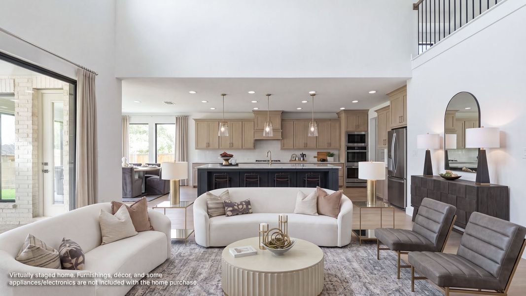 Furnished interior view inside a new home in Sonoma Verde, McLendon-Chisholm (Image 4).