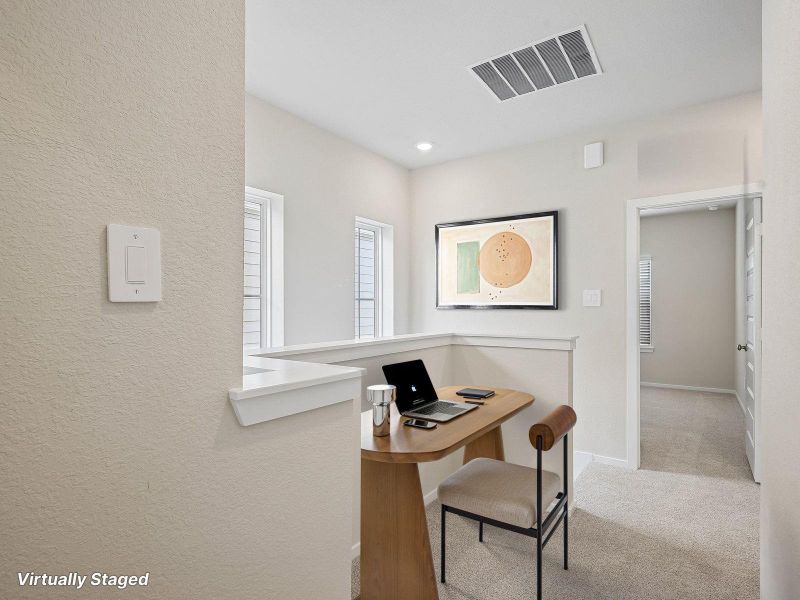 Furnished interior view inside a new home in Parkway Commons - City Series, Missouri City (Image 15). Furnished interior view inside a new home in Parkway Commons - City Series, Missouri City (Image 15).