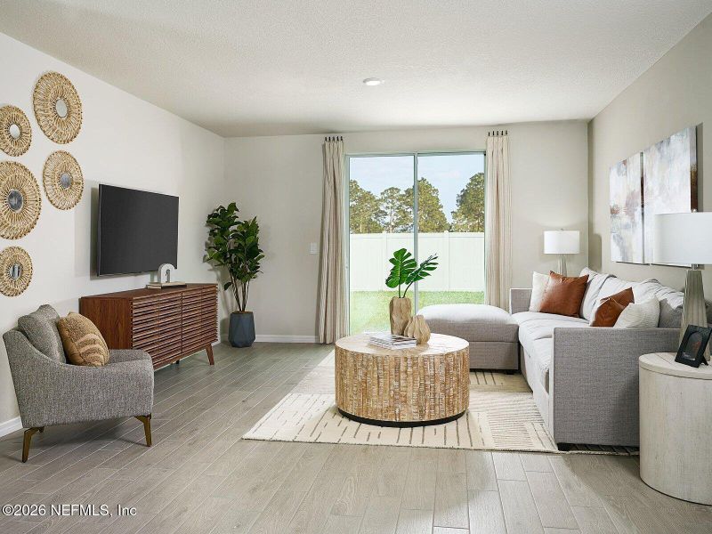 Furnished interior view inside a new home in , Palm Coast (Image 5).