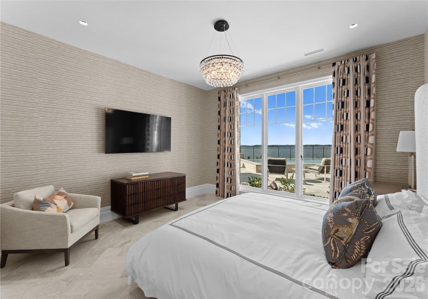 Furnished interior view inside a new home in , Cornelius (Image 26).