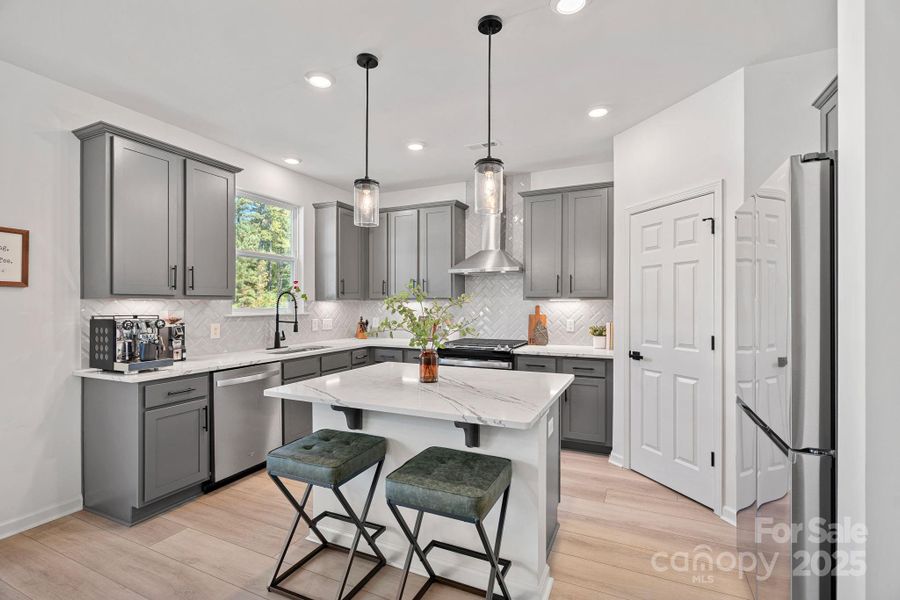 Furnished interior view inside a new home in , Huntersville (Image 16). Furnished interior view inside a new home in , Huntersville (Image 16).