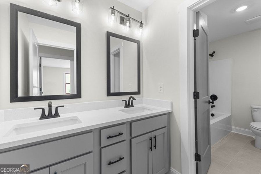 Furnished interior view inside a new home in The Dairy, Hogansville (Image 8).