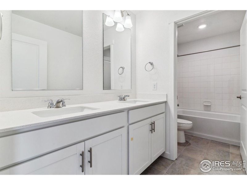 Furnished interior view inside a new home in Vista Meadows, Fort Lupton (Image 12). Furnished interior view inside a new home in Vista Meadows, Fort Lupton (Image 12).