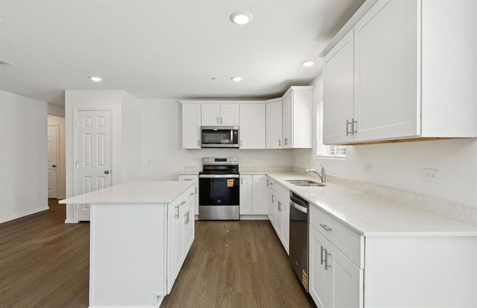 Abundant cabinet space in kitchen Abundant cabinet space in kitchen