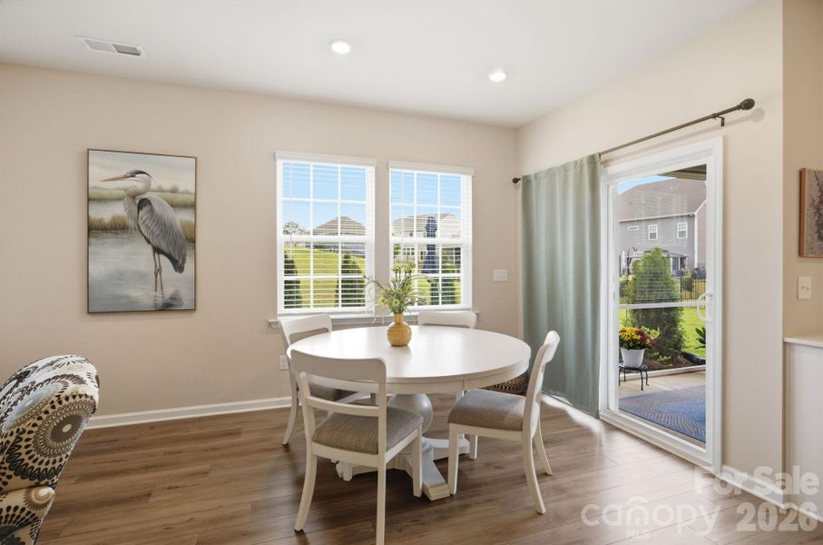 Furnished interior view inside a new home in Falls Cove at Lake Norman, Troutman (Image 15).