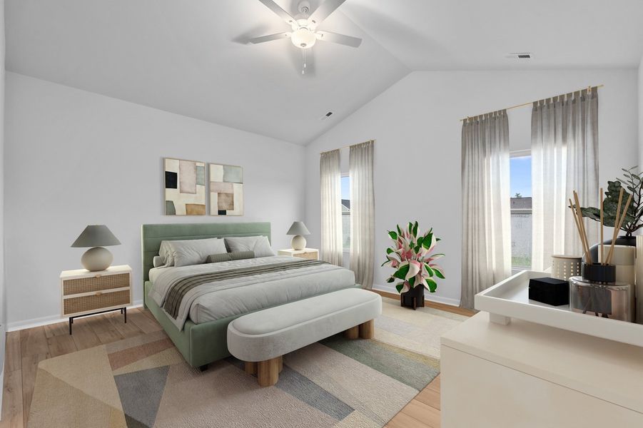 Furnished interior view inside a new home in Hanes Lake, Winston-Salem (Image 7).