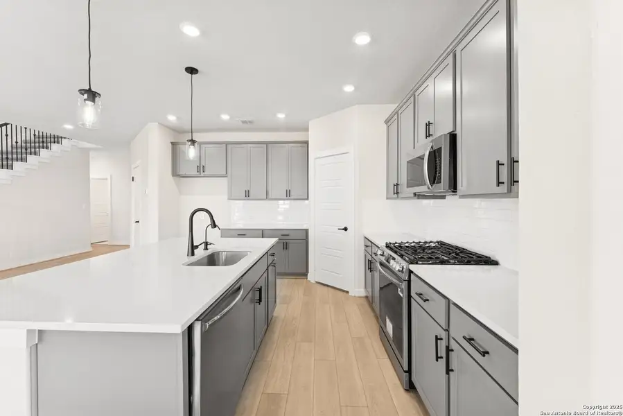 Furnished interior view inside a new home in Mayfair - Select Garden Series, New Braunfels (Image 6).