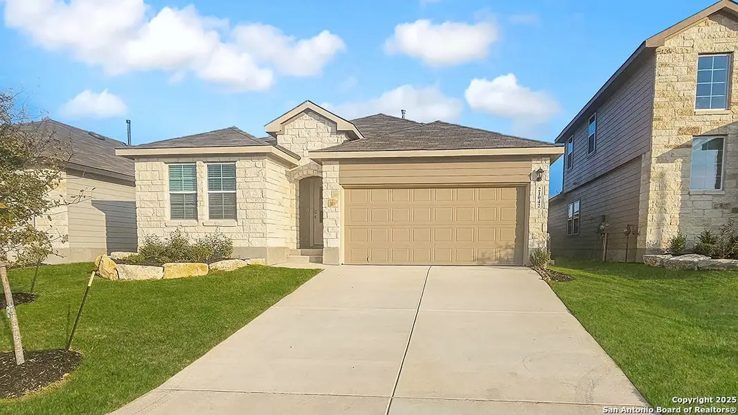 Exterior details and patio area of a home in Brookstone Creek, San Antonio (Image 2). Exterior details and patio area of a home in Brookstone Creek, San Antonio (Image 2).