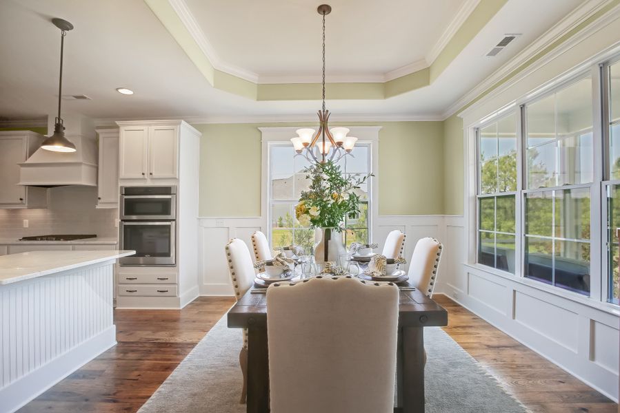 Representative furnished interior of a home built from the Ansley by Bill Clark Homes in The Sanctuary at Sunset Beach, Sunset Beach (Image 10).