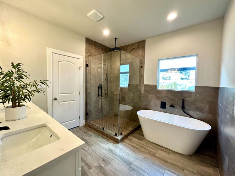 Primary bathroom. Primary bathroom.